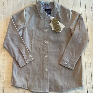 Gray Button-Up Jacket